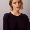 Baumwollpullover mit Zopfmuster Baumwollpullover mit Zopfmuster