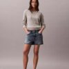 Baumwollpullover mit Zopfmuster