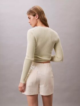 Baumwollsatin-Shorts
