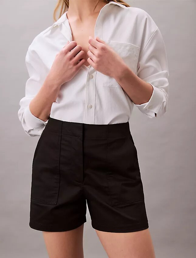 Baumwollsatin-Shorts Baumwollsatin-Shorts