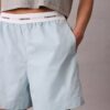 Baumwollshorts mit Logo-Bund Baumwollshorts mit Logo-Bund