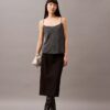 Bedrucktes, locker sitzendes Chiffon-Top