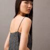 Bedrucktes, locker sitzendes Chiffon-Top