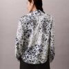 Bedrucktes, locker sitzendes Utility Shirt mit Knopfleiste