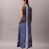 Bedrucktes Midi-Kleid aus Viskose-Twill
