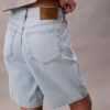 Bermuda-Shorts aus Leinenmischung im Relaxed-Denim-Stil Bermuda-Shorts aus Leinenmischung im Relaxed-Denim-Stil