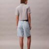 Bermuda-Shorts aus Leinenmischung im Relaxed-Denim-Stil Bermuda-Shorts aus Leinenmischung im Relaxed-Denim-Stil