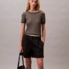 Bermudashorts aus Cotton Stretch-Twill mit Falten Bermudashorts aus Cotton Stretch-Twill mit Falten