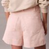 Bermudashorts aus Cotton Stretch-Twill mit Falten