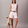 Bermudashorts aus Cotton Stretch-Twill mit Falten Bermudashorts aus Cotton Stretch-Twill mit Falten