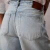 Bermudashorts aus Denim mit Logo Bermudashorts aus Denim mit Logo