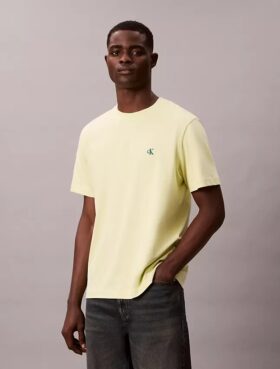 Besticktes Monogram-T-Shirt in lockerer Passform