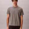 Besticktes Monogram-T-Shirt in lockerer Passform Besticktes Monogram-T-Shirt in lockerer Passform