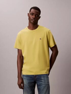 Besticktes Monogram-T-Shirt in lockerer Passform