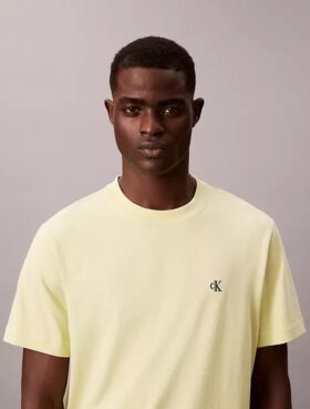 Besticktes Monogram-T-Shirt in lockerer Passform