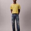 Besticktes Monogram-T-Shirt in lockerer Passform Besticktes Monogram-T-Shirt in lockerer Passform