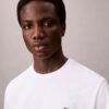 Besticktes Monogram-T-Shirt in lockerer Passform Besticktes Monogram-T-Shirt in lockerer Passform