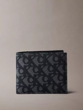 Bifold-Geldbörse mit durchgehendem Monogram