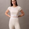 Bike-Shorts aus Cotton Stretch-Rippstoff