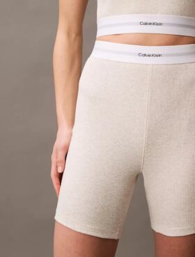 Bike-Shorts aus Cotton Stretch-Rippstoff