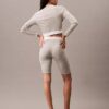 Bike-Shorts aus Cotton Stretch-Rippstoff