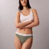 Bikini aus Cotton Stretch-Rippstoff
