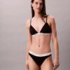 Bikini aus Cotton Stretch-Rippstoff
