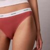 Bikini aus Cotton Stretch-Rippstoff