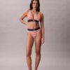 Bikini mit hoher Taille aus Microfiber-Stretch mit grafischem Monogram Bikini mit hoher Taille aus Microfiber-Stretch mit grafischem Monogram