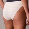Bikini mit hoher Taille aus Microfiber-Stretch mit grafischem Monogram Bikini mit hoher Taille aus Microfiber-Stretch mit grafischem Monogram