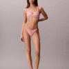 Bikini-Unterteile mit grafischem Monogram und seitlichen Bändern Bikini-Unterteile mit grafischem Monogram und seitlichen Bändern