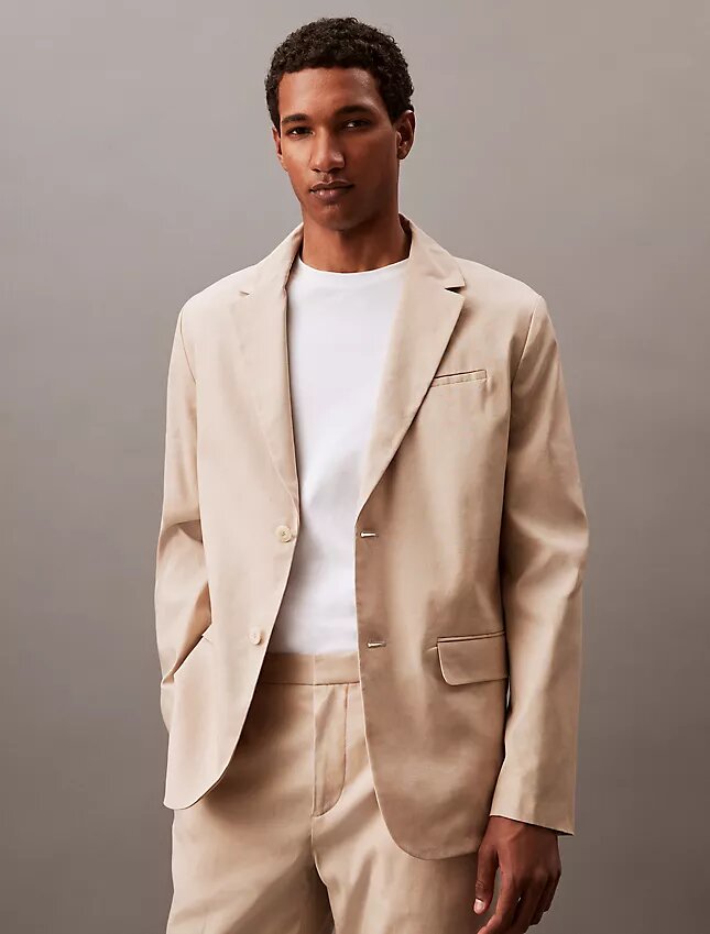 Blazer aus Leinenmischung Blazer aus Leinenmischung