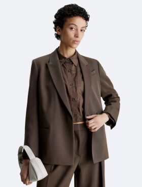 Blazer aus Wolltwill