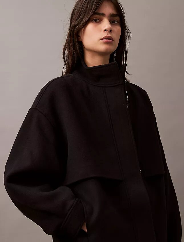 Bomberjacke aus Wollmischung Bomberjacke aus Wollmischung