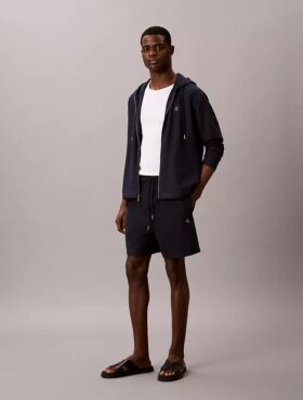 Bouclé-Shorts aus Baumwollmischung
