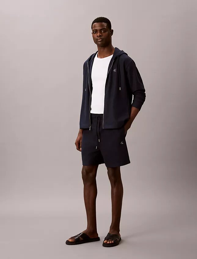 Bouclé-Shorts aus Baumwollmischung Bouclé-Shorts aus Baumwollmischung