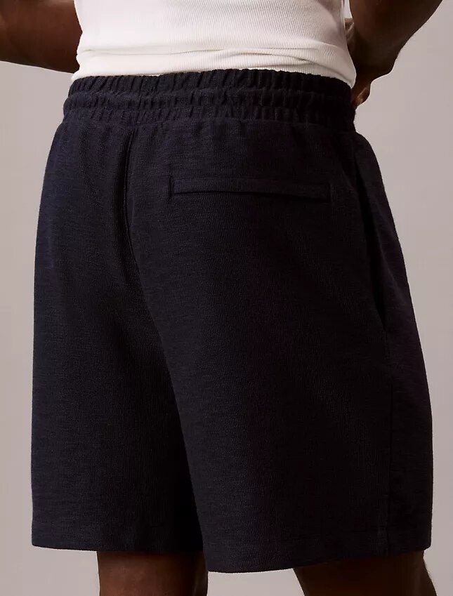 Bouclé-Shorts aus Baumwollmischung Bouclé-Shorts aus Baumwollmischung