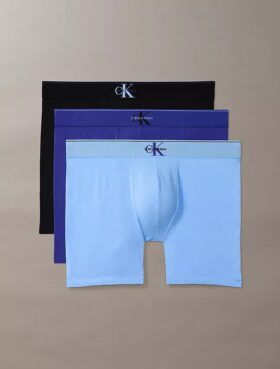 Boxer Briefs aus Cotton Stretch mit Monogram-Grafik, 3er-Pack