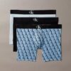 Boxer Briefs aus Cotton Stretch mit Monogram-Grafik, 3er-Pack Boxer Briefs aus Cotton Stretch mit Monogram-Grafik, 3er-Pack