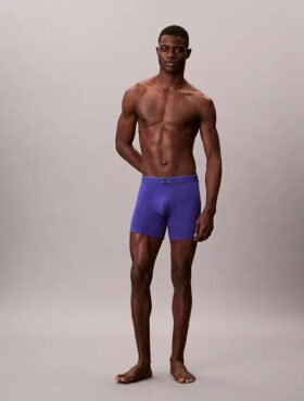 Boxer Briefs aus Cotton Stretch mit Monogram-Grafik, 3er-Pack