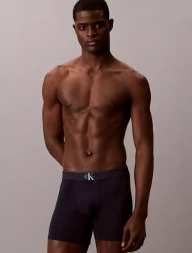 Boxer Briefs aus Cotton Stretch mit Monogram-Grafik, 3er-Pack