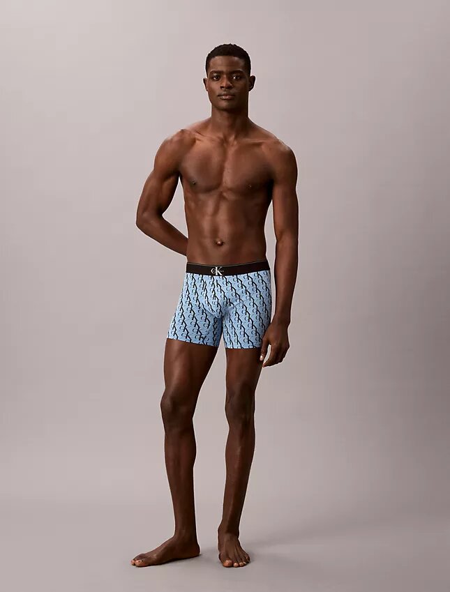 Boxer Briefs aus Cotton Stretch mit Monogram-Grafik, 3er-Pack Boxer Briefs aus Cotton Stretch mit Monogram-Grafik, 3er-Pack