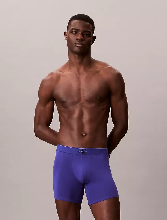 Boxer Briefs aus Cotton Stretch mit Monogram-Grafik, 3er-Pack Boxer Briefs aus Cotton Stretch mit Monogram-Grafik, 3er-Pack