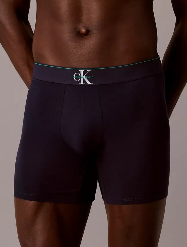 Boxer Briefs aus Cotton Stretch mit Monogram-Grafik, 3er-Pack Boxer Briefs aus Cotton Stretch mit Monogram-Grafik, 3er-Pack