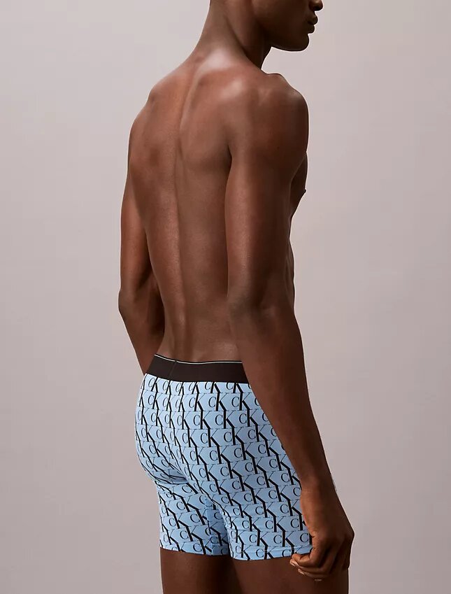 Boxer Briefs aus Cotton Stretch mit Monogram-Grafik, 3er-Pack Boxer Briefs aus Cotton Stretch mit Monogram-Grafik, 3er-Pack