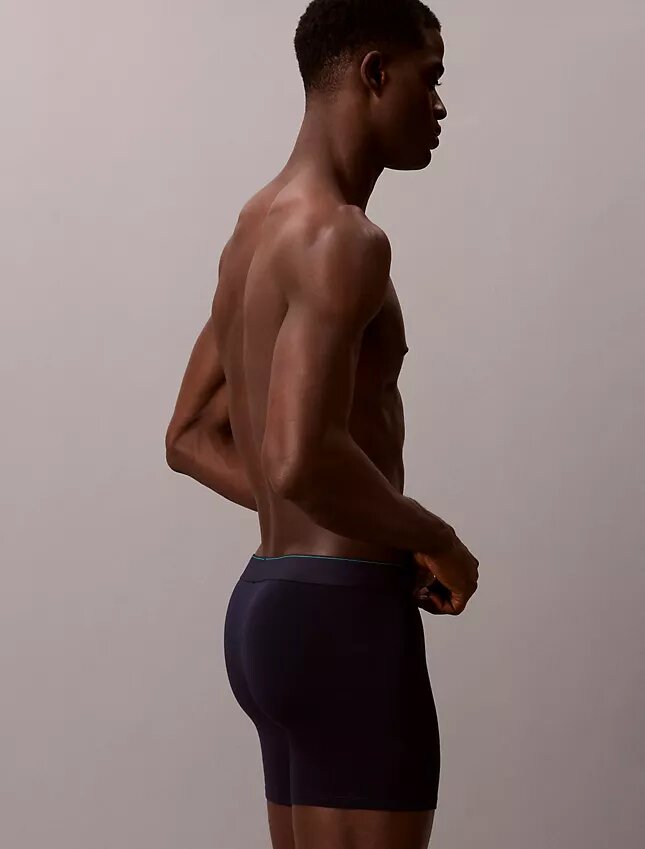 Boxer Briefs aus Cotton Stretch mit Monogram-Grafik, 3er-Pack Boxer Briefs aus Cotton Stretch mit Monogram-Grafik, 3er-Pack