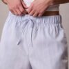 Boxershorts aus gestreiftem Baumwollpopeline Boxershorts aus gestreiftem Baumwollpopeline