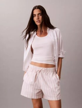 Boxershorts aus gestreiftem Baumwollpopeline