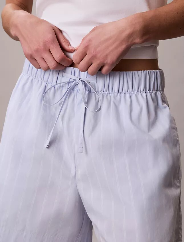 Boxershorts aus gestreiftem Baumwollpopeline Boxershorts aus gestreiftem Baumwollpopeline