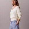 Boxershorts aus gestreiftem Baumwollpopeline Boxershorts aus gestreiftem Baumwollpopeline